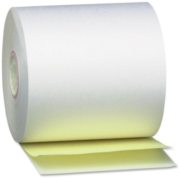 Image of item: Carbonless White/Canary, 3" Lister Rolls