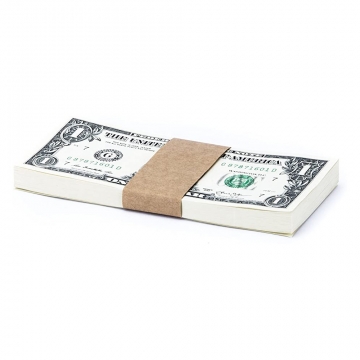 Image of item: Plain Brown Paper Bill Band - Large - 1/2" x 2-3/4"