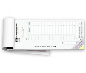 Image of item: Booked Deposit Tickets - Easy Scan Format - 8-7/8 x 3-3/8" - Single Part