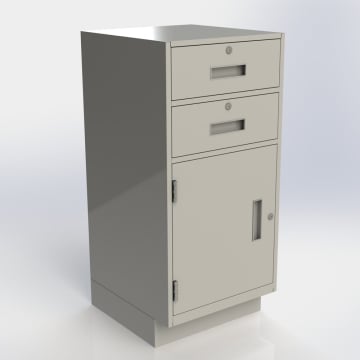 Image of item: Fenco Silverline Teller Pedestal 2-Locking Drawers