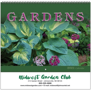 Image of item: Gardens Wall Calendar - Spiral 2025