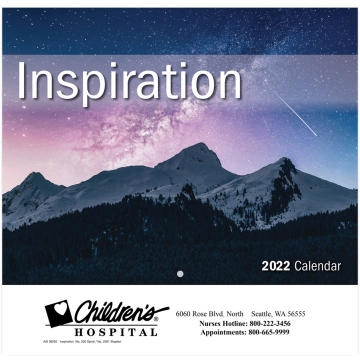 Image of item: Inspiration Wall Calendar - Stapled 2025