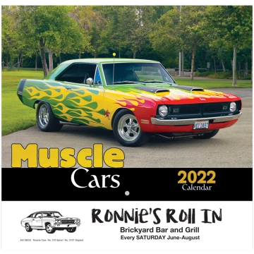 Image of item: Muscle Cars Wall Calendar - Stapled 2025