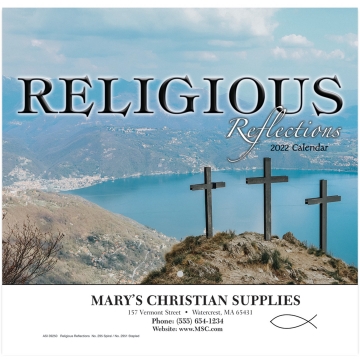 Image of item: Religious Reflections Wall Calendar - Stapled 2025