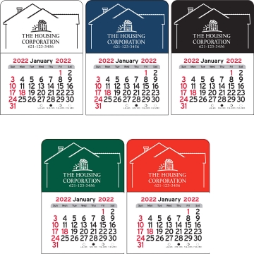 Image of item: House Vinyl Adhesive Mini Stick Calendar2025