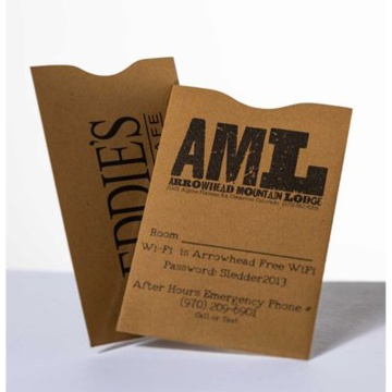 Key Card Envelopes and Sleeves