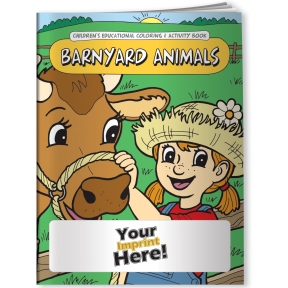 Image of item: Coloring Book -   Barnyard Animals