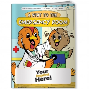 Image of item: Coloring Book - A Visit to the Emergency Room