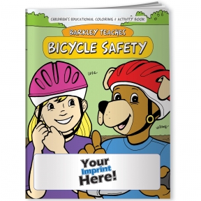 Image of item: Coloring Book -  Barkley Teaches Bicycle Safety