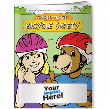 Image of item: Coloring Book -  Barkley Teaches Bicycle Safety