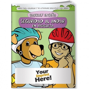 Image of item: Coloring Book -  Barkley Teaches Bicycle Safety (SPANISH)