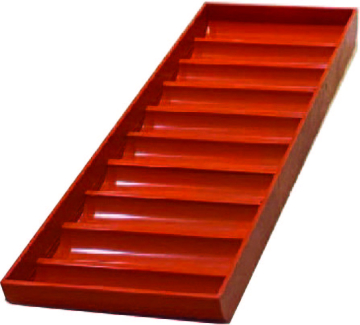 Image of item: Economical/Space Saving Coin Tray, Red - Pennies