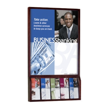 Image of item: 22W x 28H Oak Wood Wall Frame w/5-pocket