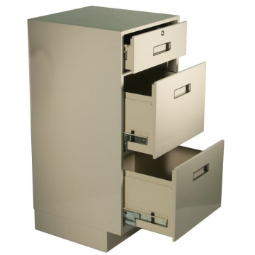 Image of item: Fenco Silverline Pedestal Unit with 1 Locking Box Drawer, 2 Legal Drawers