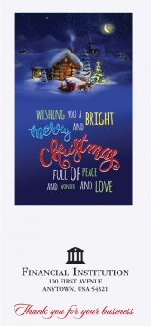 Image of item: Wishing You A Bright and Merry Christmas - 3-1/4W - Holiday Drive-Up Envelopes