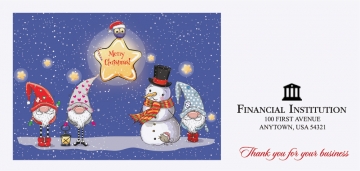 Image of item: Merry Christmas - Open Side - Holiday Drive-Up Envelopes