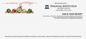 Image of item: Ornamental Greetings - Holiday Teller Receipts