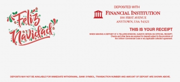 Image of item: Feliz Navidad - Spanish Holiday Teller Receipts