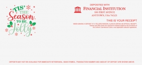 Image of item: Tis' the Season to be Jolly - Holiday Teller Receipts