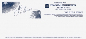 Image of item: Merry Christmas - Holiday Teller Receipts