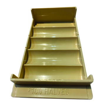 Image of item: Standard Coin Trays, Buff - Half Dollars (No Rib)