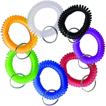 Image of item: Key Wrist Coils, Assorted Colors 10 PK