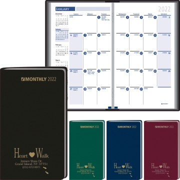 Image of item: Monthly Format Planner In Vinyl Jacket 2025
