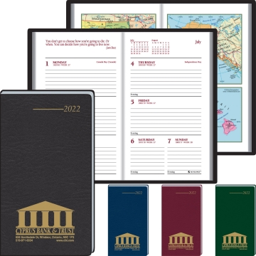 Image of item: Pocket Partner Weekly Format Planner  w/ 14 Full Color Maps 2025