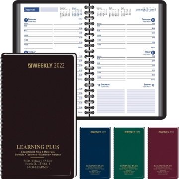 Image of item: Ruled, One Week Per Open Page Spread Planner, Wired 2025