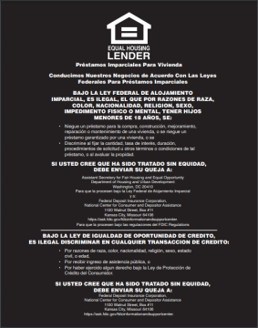 Image of item: Equal Housing Lender - FDIC Banks (Spanish) - Magnetic