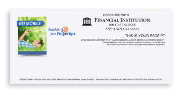 Image of item: Full-Color Teller Receipts - Four Color Process Designs