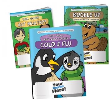 Image of item: Coloring and Activity Books that Educate, Create, and Promote Good Health