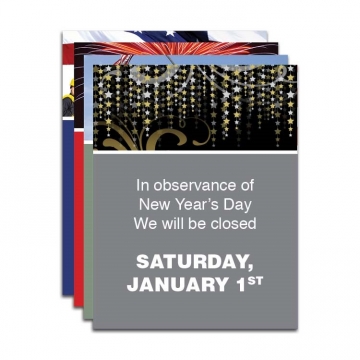 Image of item: 2025 Premier Holiday Sign Set - Paper Insert