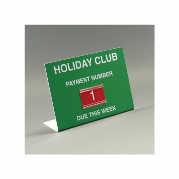 Image of item: 10W x 7H - Christmas Club Payment Signs
