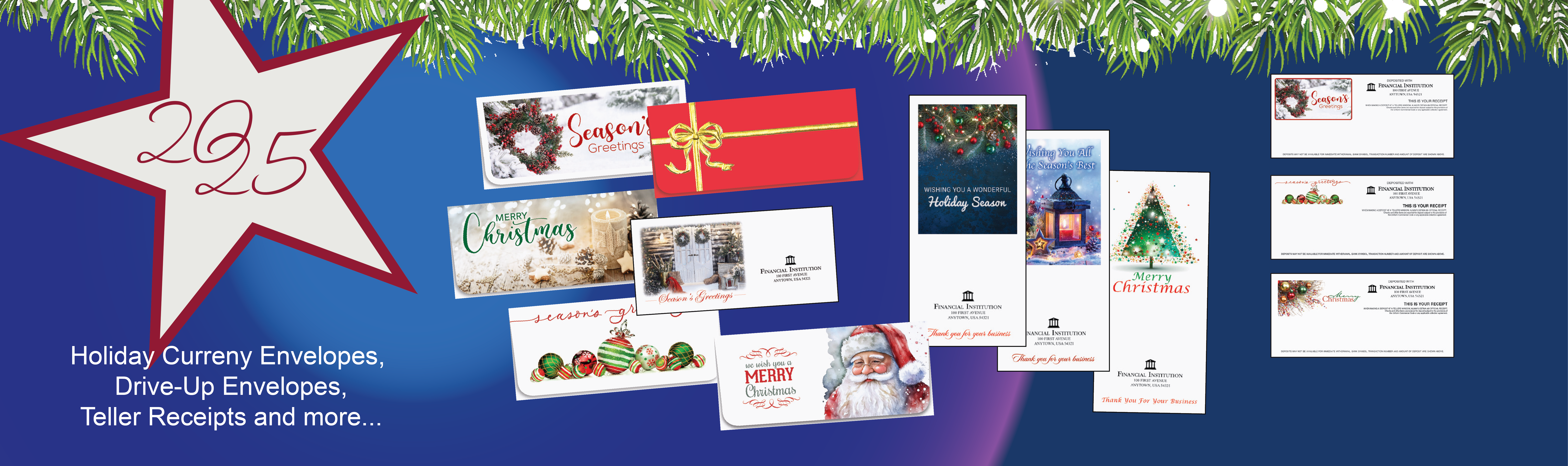 NetBankStore: Holiday Currency Envelopes, Money Handling Drive-Up Envelopes, Teller Receipts