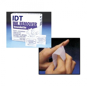 Image of item: Ink Remover Towelettes - 100 Pack