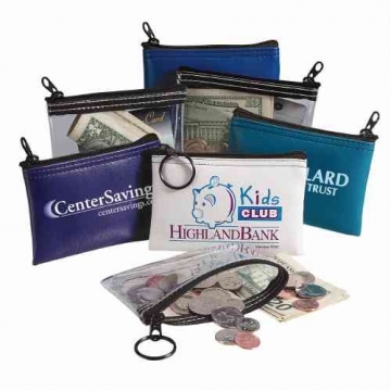 Image of item: Mini Zipper Coin Purse - Expanded Vinyl 5W X 3H