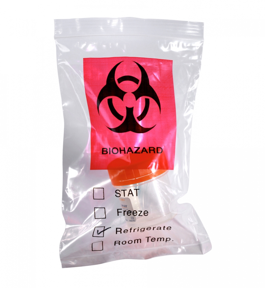 NetBankStore.com: Specimen Shield Medical Ziplock Pouch Biohazard