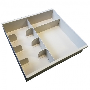 Image of item: Metal Cash Tray  - 6 Cash & 1 Large Compartment