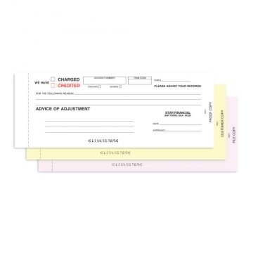 Image of item: Advice of Adjustment Forms