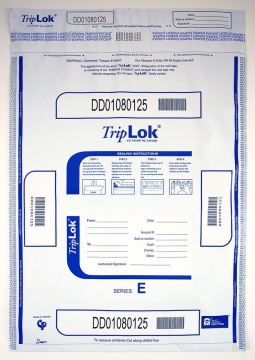 Image of item: 15W x 20H Triplok Bank Deposit Bags - White - 250/CTN