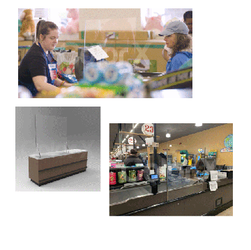 Image of item: Social Distancing Panels in response to the COV-19 Virus