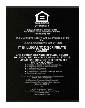 Image of item: Economy Wall Frame for 1 Acrylic Mandatory Sign