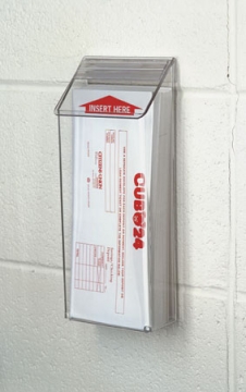 Image of item: Magnetic Exterior Pamphlet Dispenser 1-Pocket 4.5W