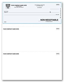 Image of item: Laser Advice Of Deposit