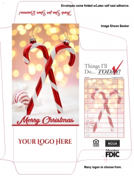 Image of item: Holiday Drive-Up Envelope - Candy Canes