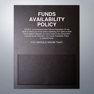 Image of item: Availability of Funds - Magnetic