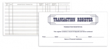 Image of item: Check Registers