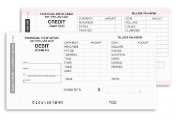 Image of item: Transfer of Funds Form Two Parts Parts Different