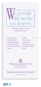 Image of item: Teller Receipts